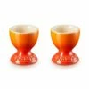 Le Creuset Volcanic Stoneware Egg Cup Set Of 2 Gift Box -HARTS OF STUR Sales 89064000900003 Le Creuset Volcanic Stoneware Egg Cup Set Of 2 Gift Box