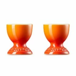 Le Creuset Volcanic Stoneware Egg Cup Set Of 2 Gift Box -HARTS OF STUR Sales 89064000900003 Le Creuset Volcanic Stoneware Egg Cup Set Of 2 Gift Box 2