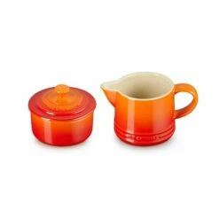 Le Creuset Volcanic Milk & Sugar Set -HARTS OF STUR Sales 89331000900003 Le Creuset Milk And Sugar Set Volcanic 1