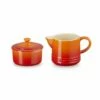 Le Creuset Volcanic Milk & Sugar Set -HARTS OF STUR Sales 89331000900003 Le Creuset Milk And Sugar Set Volcanic