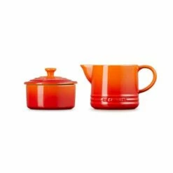 Le Creuset Volcanic Milk & Sugar Set -HARTS OF STUR Sales 89331000900003 Le Creuset Milk And Sugar Set Volcanic 2