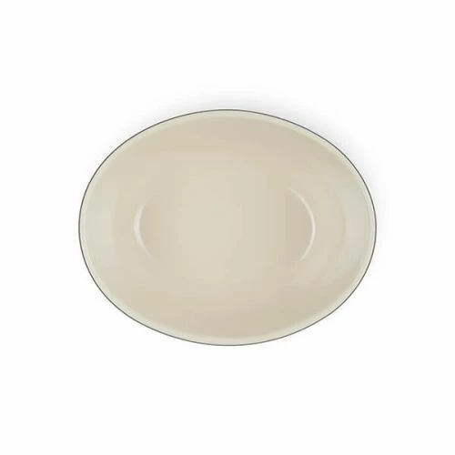 Le Creuset Satin Black Stoneware 29cm Oval Serving Bowl 6 Le Creuset Satin Black Stoneware 29cm Oval Serving Bowl - Image 4