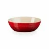 Le Creuset Cerise Stoneware 29cm Oval Serving Bowl -HARTS OF STUR Sales 9100190006 Le Creuset 29cm Cerise Oval Serving Bowl
