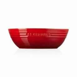 Le Creuset Cerise Stoneware 29cm Oval Serving Bowl -HARTS OF STUR Sales 9100190006 Le Creuset 29cm Cerise Oval Serving Bowl 2