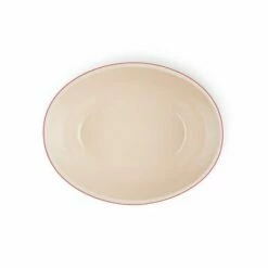 Le Creuset Cerise Stoneware 29cm Oval Serving Bowl -HARTS OF STUR Sales 9100190006 Le Creuset 29cm Cerise Oval Serving Bowl 3