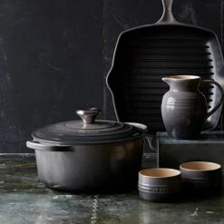 Le Creuset Flint Stoneware Breakfast Jug -HARTS OF STUR Sales 91007010444 LC Stoneware Jug Flint 2 New 1