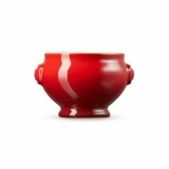 Le Creuset Cerise Stoneware Lion Head Soup Bowl -HARTS OF STUR Sales 9101641106 Le Creuset Cerise Stoneware Lion Head Soup Bowl 2