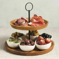 Artesa Appetiser Two Tier Serving Set -HARTS OF STUR Sales ART2TSTAND Artesa Appetiser Two Tier Serving Set 3