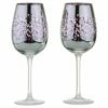 Artland Filigree Wine Glasses Lilac Set Of 2 -HARTS OF STUR Sales ART52112ST2 Artland Set of 2 Filigree Wine Glasses Lilac