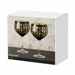 Artland Set Of 2 Cubic Gin Glasses -HARTS OF STUR Sales ART52150ST2 Artland Set of 2 Cubic Gin Glasses 1