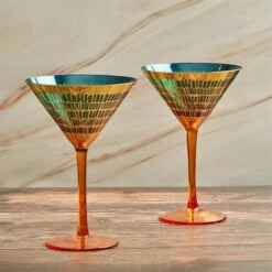 Artland Fiesta Set Of 2 Cocktail Glasses 9 Artland Fiesta Set Of 2 Cocktail Glasses -HARTS OF STUR Sales ART52163ST2 Artland Set of 2 Fiesta Cocktail Glasses 3