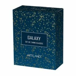 Artland Galaxy Wine Glasses Set Of 2 6 Artland Galaxy Wine Glasses Set Of 2 -HARTS OF STUR Sales ART52802 Artland Set of 2 Galaxy Wine Glasses 1