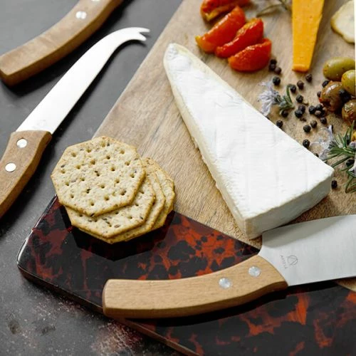 Artesa Rectangular Serving Board With Tortoise Shell Resin Edge 8 Artesa Rectangular Serving Board With Tortoise Shell Resin Edge - Image 6