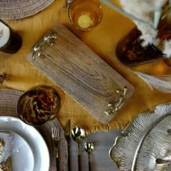 Artesa Rectangular Serving Board With Leopard Handles -HARTS OF STUR Sales ARTPLATWDLEOP Artesa Rectangular Serving Board with Leopard Handles 3