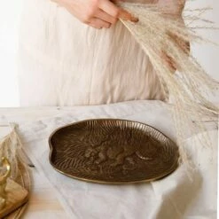 Artesa Embossed Serving Dish With Leopard Design -HARTS OF STUR Sales ARTSERVLEOP Artesa Embossed Serving Dish with Leopard Design 4