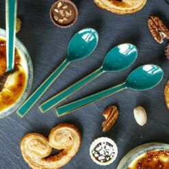 Artesa Enamel Teaspoons Set Of 4 Green -HARTS OF STUR Sales ARTTSPNGRN4PC Artesa Enamel Teaspoons Set Of 4 Green 5
