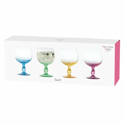Anton Studio Designs Swirl Gin Glasses Set Of 4 4 Anton Studio Designs Swirl Gin Glasses Set Of 4 - Image 2