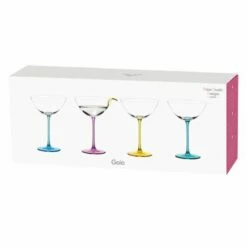 Anton Studios Gala Set Of 4 Cocktail Glasses -HARTS OF STUR Sales ASD10100 Anton Studios Set of 4 Gala Cocktail Glasses 3