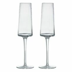 Anton Studio Designs Empire Champagne Flutes Set Of 2