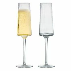 Anton Studio Designs Empire Champagne Flutes Set Of 2 -HARTS OF STUR Sales ASD10344 Anton Studio Designs Set of 2 Empire Champagne Flutes 3