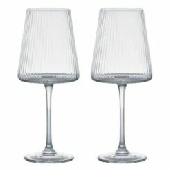 Anton Studio Designs Empire Wine Glasses Set Of 2