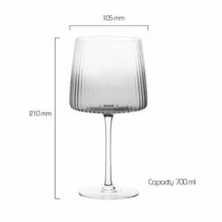 Anton Studios Empire Set Of 2 Gin Glasses Smoke -HARTS OF STUR Sales ASD10372 Anton Studios Set of 2 Empire Gin Glasses Smoke 2