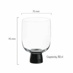 Anton Studios Oslo Set Of 2 DOF Tumblers Black 10 Anton Studios Oslo Set Of 2 DOF Tumblers Black -HARTS OF STUR Sales ASD10385 Anton Studios Set of 2 Oslo DOF Tumblers Black 2