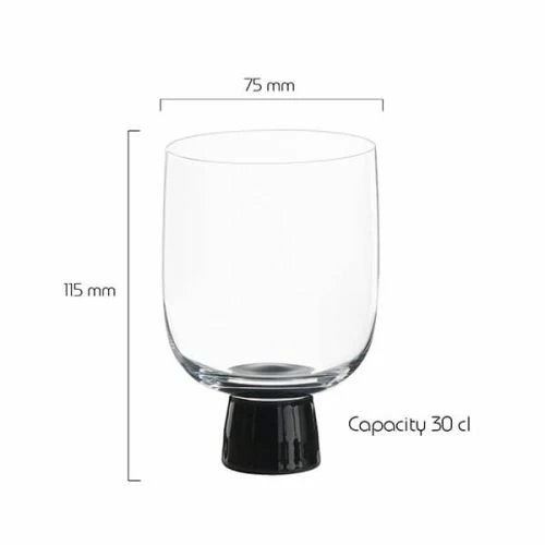 Anton Studios Oslo Set Of 2 DOF Tumblers Black 5 Anton Studios Oslo Set Of 2 DOF Tumblers Black - Image 3