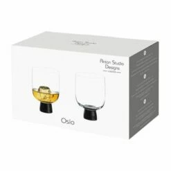 Anton Studios Oslo Set Of 2 DOF Tumblers Black 11 Anton Studios Oslo Set Of 2 DOF Tumblers Black -HARTS OF STUR Sales ASD10385 Anton Studios Set of 2 Oslo DOF Tumblers Black 3