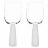 Anton Studios Oslo Set Of 2 Wine Glasses Frost