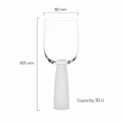 Anton Studios Oslo Set Of 2 Wine Glasses Frost -HARTS OF STUR Sales ASD10391 Anton Studios Set of 2 Oslo Wine Glasses Frost 2