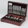 Arthur Price Of England Baguette Sovereign Silver Plate 46 Piece Canteen FREE Six Tea Spoons -HARTS OF STUR Sales Arthur Price Baguette Sovereign 46pc Canteen