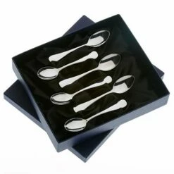 Arthur Price Of England Baguette Sovereign Stainless Steel Set Of 6 Coffee Spoons