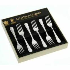 Arthur Price Of England Britannia Sovereign Stainless Steel Set Of 6 Fruit Forks