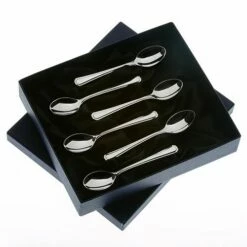 Arthur Price Of England Grecian Sovereign Stainless Steel Set Of 6 Coffee Spoons