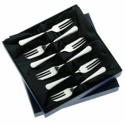 Arthur Price Of England Grecian Sovereign Stainless Steel Set Of 6 Pastry Forks