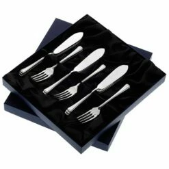 Arthur Price Of England Harley Sovereign Stainless Steel Set Of 6 Pairs Of Fish Eaters