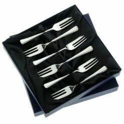 Arthur Price Of England Harley Sovereign Stainless Steel Set Of 6 Pastry Forks