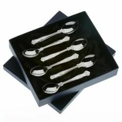 Arthur Price Kings Sovereign Stainless Steel Set Of 6 Coffee Spoons