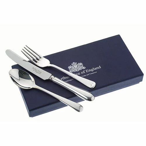 Arthur Price Of England Silver Plated Old English Design Childrens 3 Piece Cutlery Gift Box Set 3 Arthur Price Of England Silver Plated Old English Design Childrens 3 Piece Cutlery Gift Box Set