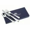 Arthur Price Of England 18/10 Stainless Steel Rattail Design Childrens 3 Piece Cutlery Gift Box Set -HARTS OF STUR Sales Arthur Price Of England Rattail Childrens 3pc Cutlery Gift Box Set