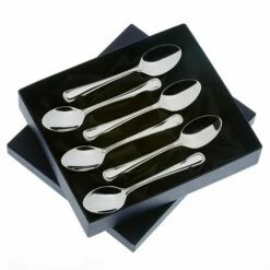 Arthur Price Rattail Sovereign Silver Plate Set Of 6 Teaspoons