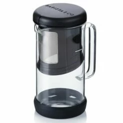 Barista & Co Made Simple OneBrew Coffee And Tea Infuser Black