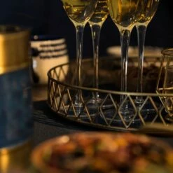 BarCraft Brass Finish Serving Tray -HARTS OF STUR Sales BCTRAYBLUBRS BarCraft Brass Finish Serving Tray NEW 4