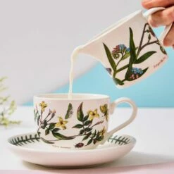 Portmeirion Botanic Garden Cream Jug Drum Shape -HARTS OF STUR Sales BG01572 Botanic Garden by Portmeirion Cream Jug Drum Shape 2