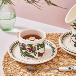 Portmeirion Botanic Garden Tea Cup & Saucer Set Of 6 -HARTS OF STUR Sales BG04102 Botanic Garden by Portmeirion Tea Cup And Saucer Set of 6 1
