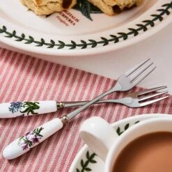 Portmeirion Botanic Garden Pastry Forks Set Of 6 -HARTS OF STUR Sales BG1102 Botanic Garden by Portmeirion Pastry Forks Set of 6 3