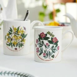 Portmeirion Botanic Garden Coffee Mug Set Of 6 -HARTS OF STUR Sales BG48600 Botanic Garden by Portmeirion Coffee Mug Set of 6 2