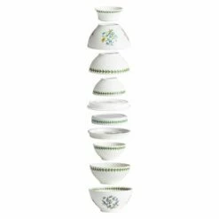Portmeirion Botanic Garden 50th Anniversary 10 Piece Stacking Set -HARTS OF STUR Sales BG79383XG Botanic Garden by Portmeirion 50th Anniversary 10 Piece Stacking Set 1