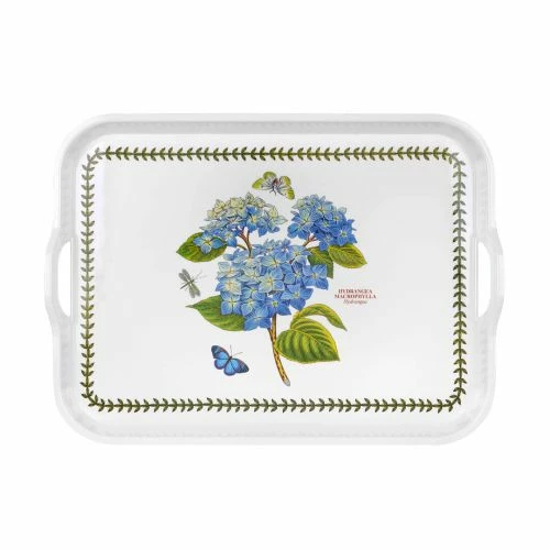 Portmeirion Botanic Garden Handled Serving Tray Hydrangea 3 Portmeirion Botanic Garden Handled Serving Tray Hydrangea